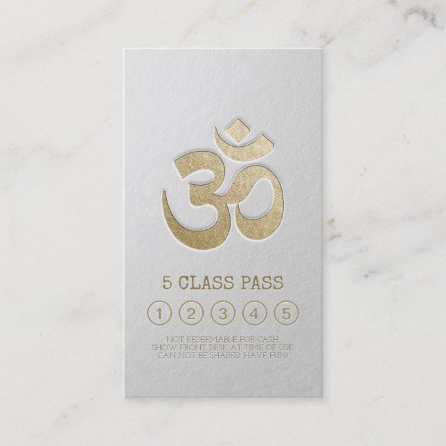 Carte de fidélité Pass Classe d'instructeur de méd (Devant)