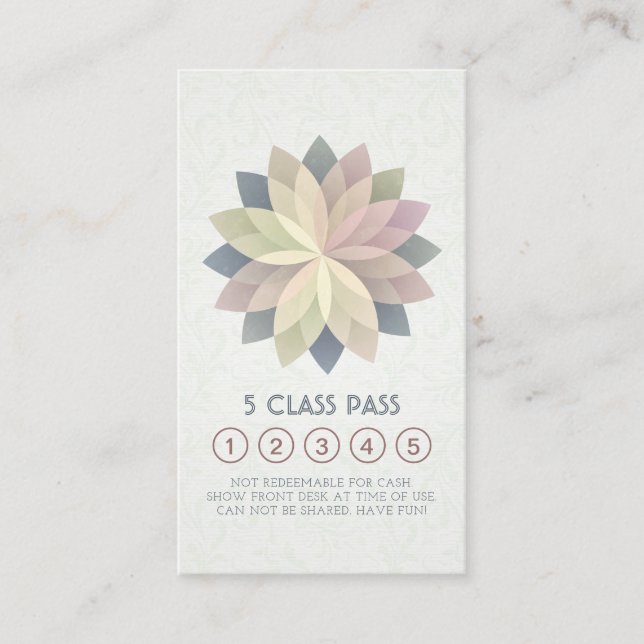 Carte de fidélité Pass Classe d'instructeur de méd (Devant)