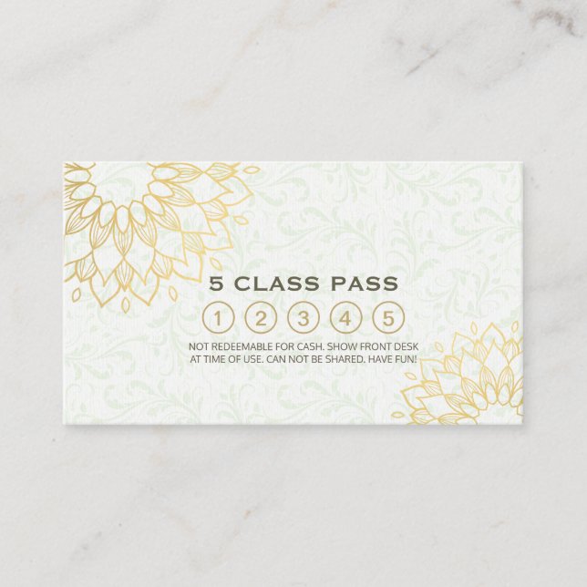 Carte de fidélité Pass Classe d'instructeur de méd (Devant)