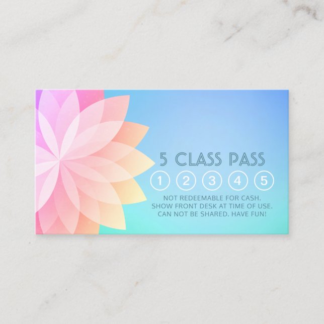 Carte de fidélité Pass Classe d'instructeur de méd (Devant)