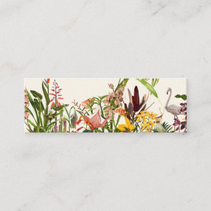Carte De Fidélité Paysage botanique tropical.