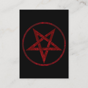 Carte De Fidélité Pentagram Red Devil