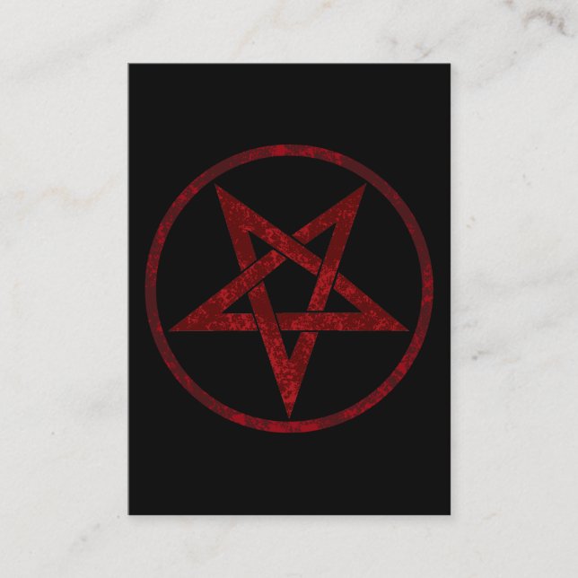 Carte De Fidélité Pentagram Red Devil (Devant)