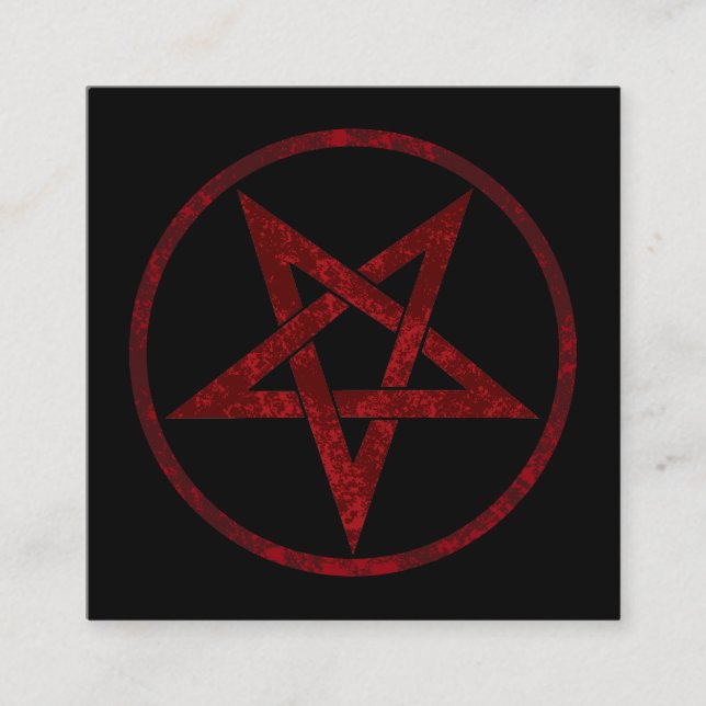 Carte De Fidélité Pentagram Red Devil (Devant)
