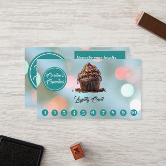 Carte de fidélité personnalisable Boulangerie Cupc