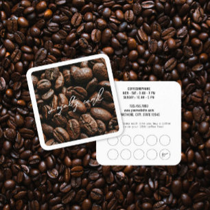 Carte de Fidélité Photo Café Caféine