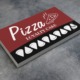 Carte De Fidélité Pizza Pasta Restaurant Loyalty Punch