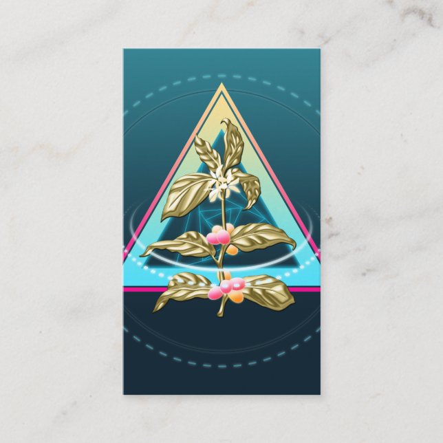 Carte De Fidélité plante d'or de café (Devant)