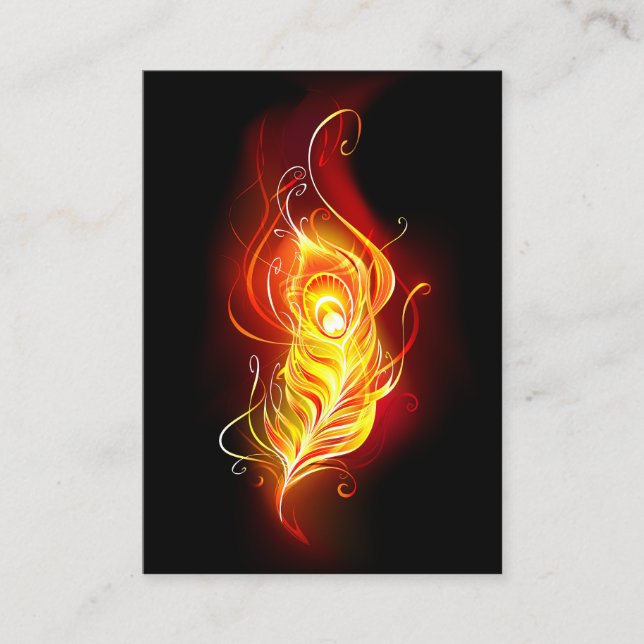 Carte De Fidélité Plumes de paquetage de feu (Devant)