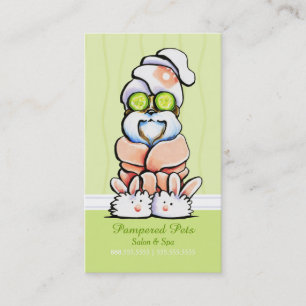 Carte De Fidélité Poinçon de client de concombre de Shih Tzu de spa