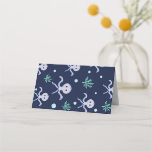 Carte De Fidélité Poulpe sous la mer motif pour enfants