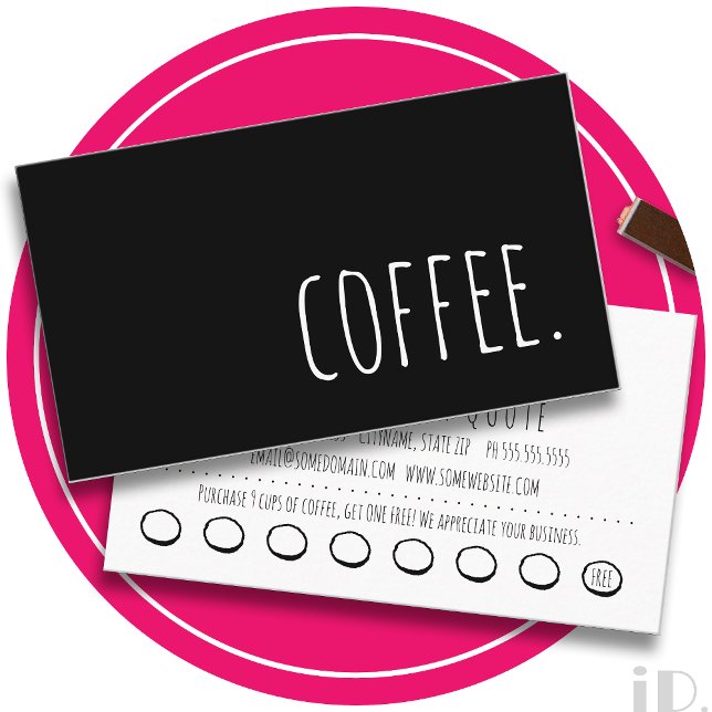 carte de fidélité pour café (Créateur téléchargé)