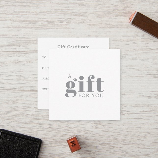 Carte De Fidélité Promotional Salon Business Gift (Devant/Arrière en situation)