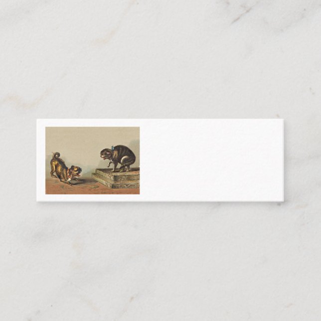 Carte De Fidélité Pug merdique et Kitty (Devant)