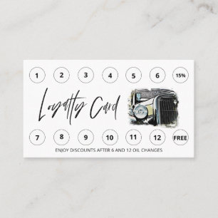 Carte De Fidélité *~* QR Lube Lavage de voiture - LOGO Rewards Merci