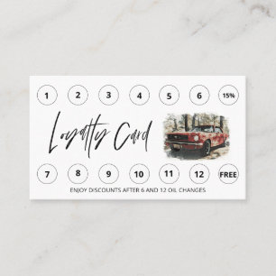 Carte De Fidélité *~* QR Lube Lavage de voiture - LOGO Rewards Merci