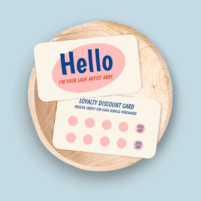 Carte de fidélité Retro 10 Punch (Créateur téléchargé)