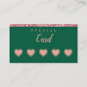 Carte de fidélité Rose Gold Beauty – Design minima