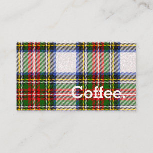 Carte De Fidélité Royal Stewart Dress Tartan Simple Coffee