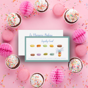 Carte de fidélité saveur de la pâtisserie de Macar