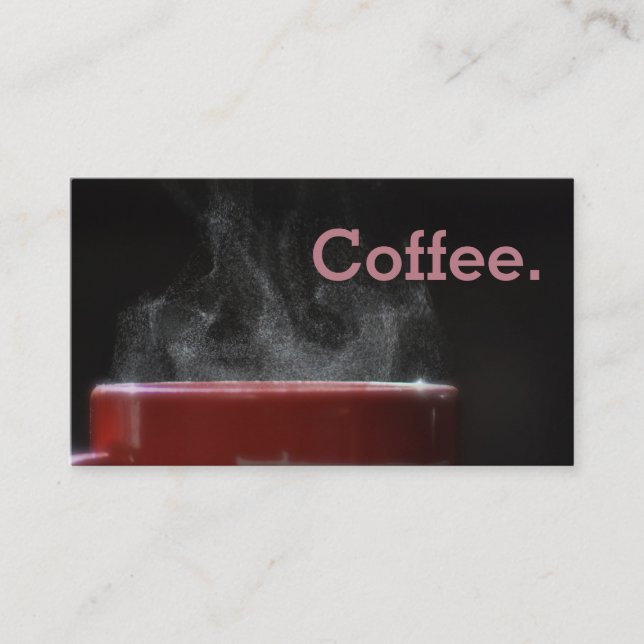 Carte De Fidélité Simple Loyauté Coupe De Café Punch Card (Devant)
