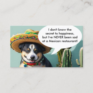 Carte De Fidélité sombrero perro mème