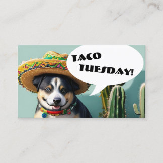 Carte De Fidélité sombrero perro mème