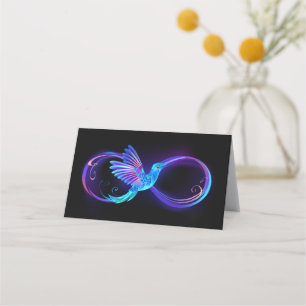 Carte De Fidélité Symbole de Neon Infinity par Glowing Hummingbird