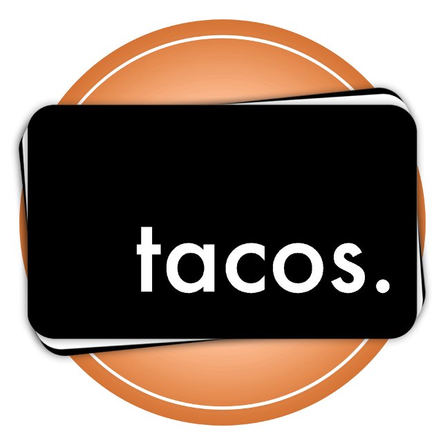 carte de fidélité tacos. (Créateur téléchargé)