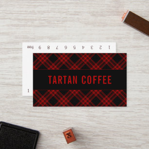 Carte de fidélité Tartan de chasse Menzies