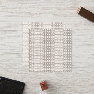 Carte De Fidélité un arrière - plan blanc avec un motif marron