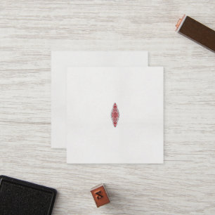 Carte De Fidélité un design de motif rouge et blanc