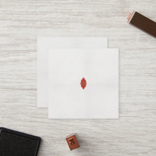 Carte De Fidélité un design rouge et marron sur un arrière - plan bl