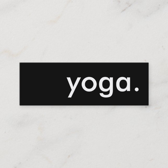 carte de fidélité yoga (Devant)