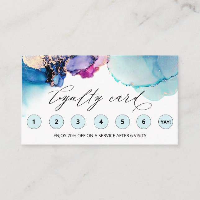 Carte De Fidélité *~* Yummy QR LOGO Rewards Merci AP29 (Devant)