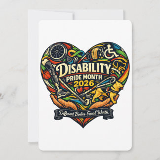 Carte de fierté de handicap sincère 2026