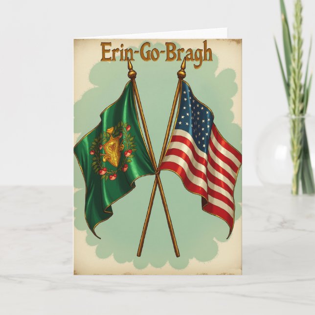 Carte de Fierté Irlandaise Héritage (Devant)