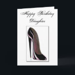 Carte de fille d'anniversaire<br><div class="desc">Personnalisable</div>