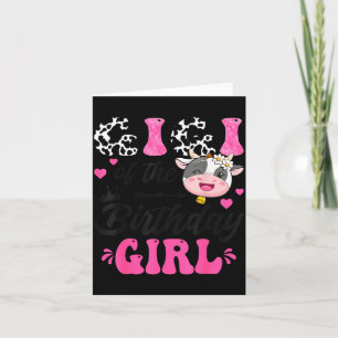Carte De fille Gigi anniversaire ferme vache 1er
