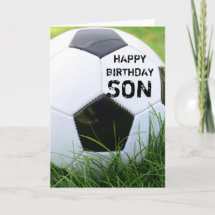 Cartes Du Football Photo D Anniversaire Zazzle Fr