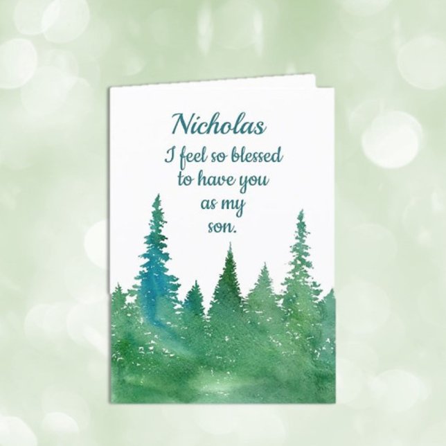 Carte de fils personnalisée, personnelle et heureu (Créateur téléchargé)