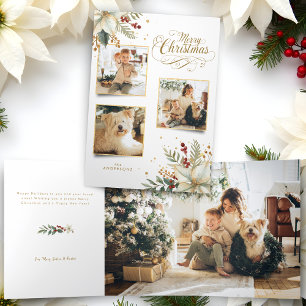 CARTE DE FIN D'ANNÉE TROIS VOLETS 