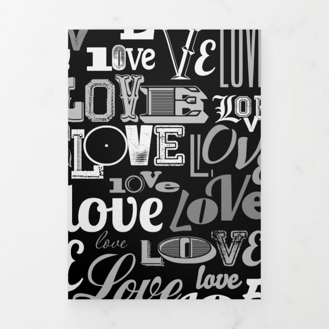 Carte De Fin D'année Trois Volets Amour 4 (Page de couverture)