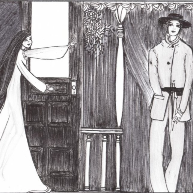 Carte De Fin D'année Trois Volets Boule Minie n° 1 (Créateur téléchargé)