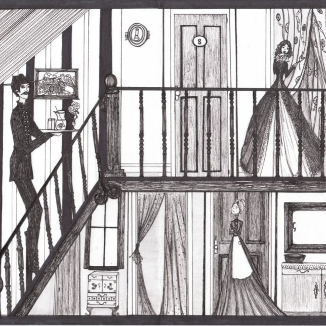 Carte De Fin D'année Trois Volets Boule Minie n° 2 (Créateur téléchargé)