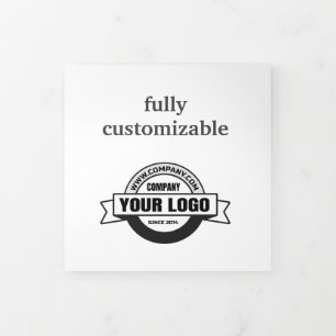 Carte De Fin D'année Trois Volets Brochure buzz marketing