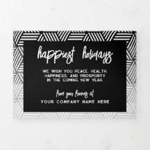 Calendrier, Logo - Entreprise Moderne Noir Blanc