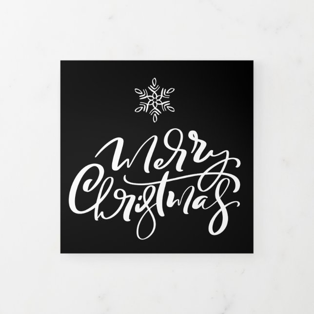 Carte De Fin D'année Trois Volets Concevez vos vacances de Noël multiphoto (Protection)