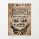 Carte De Fin D'année Trois Volets Husband Protect Me And Love Me<br><div class="desc">Husband Protect Me And Love Me</div>