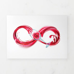 Carte De Fin D'année Trois Volets Infinity